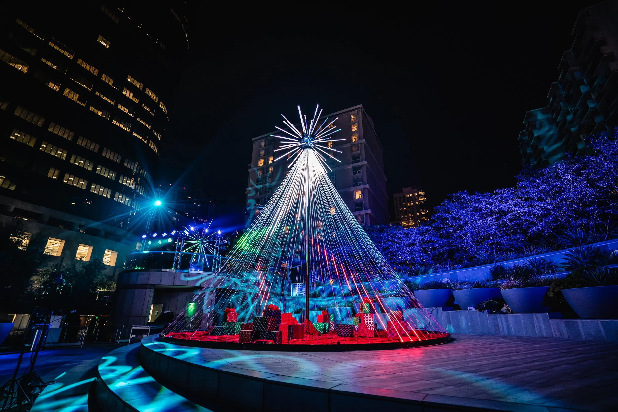 Palmetto Plaza night event